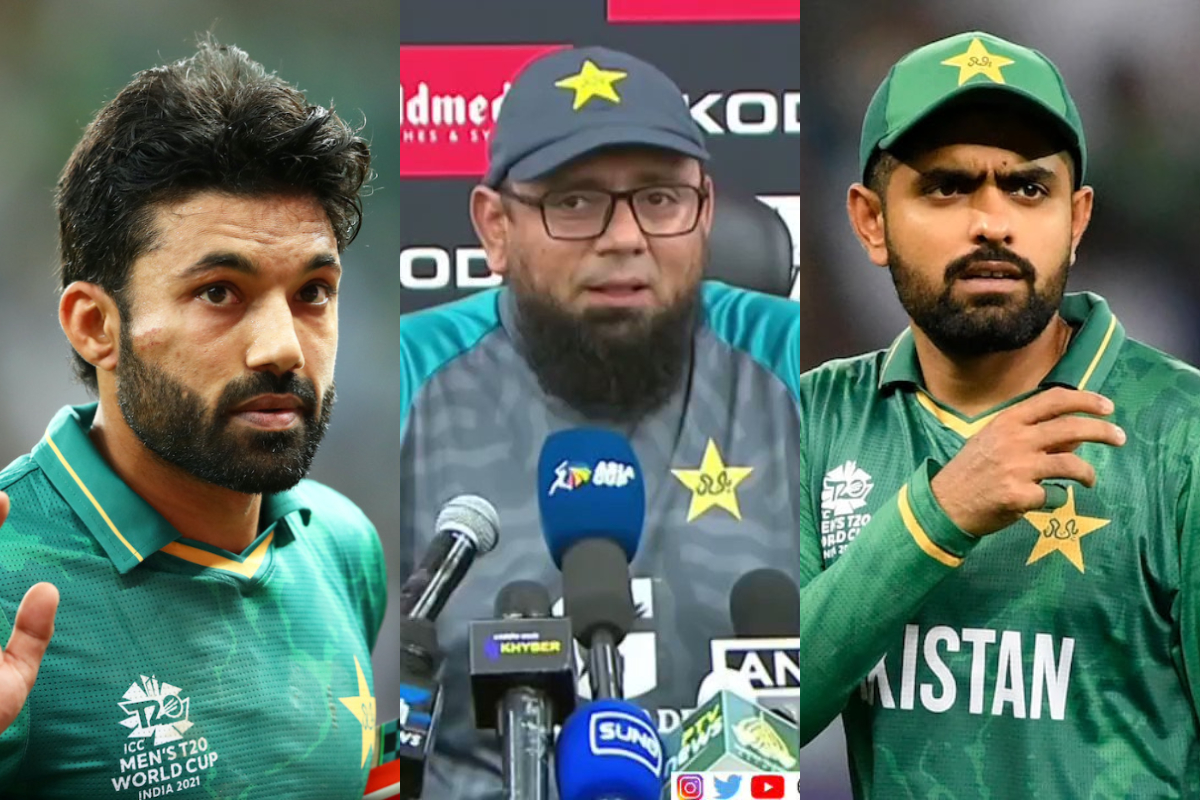Saqlain Mushtaq Babar Azam Mohammad Rizwan