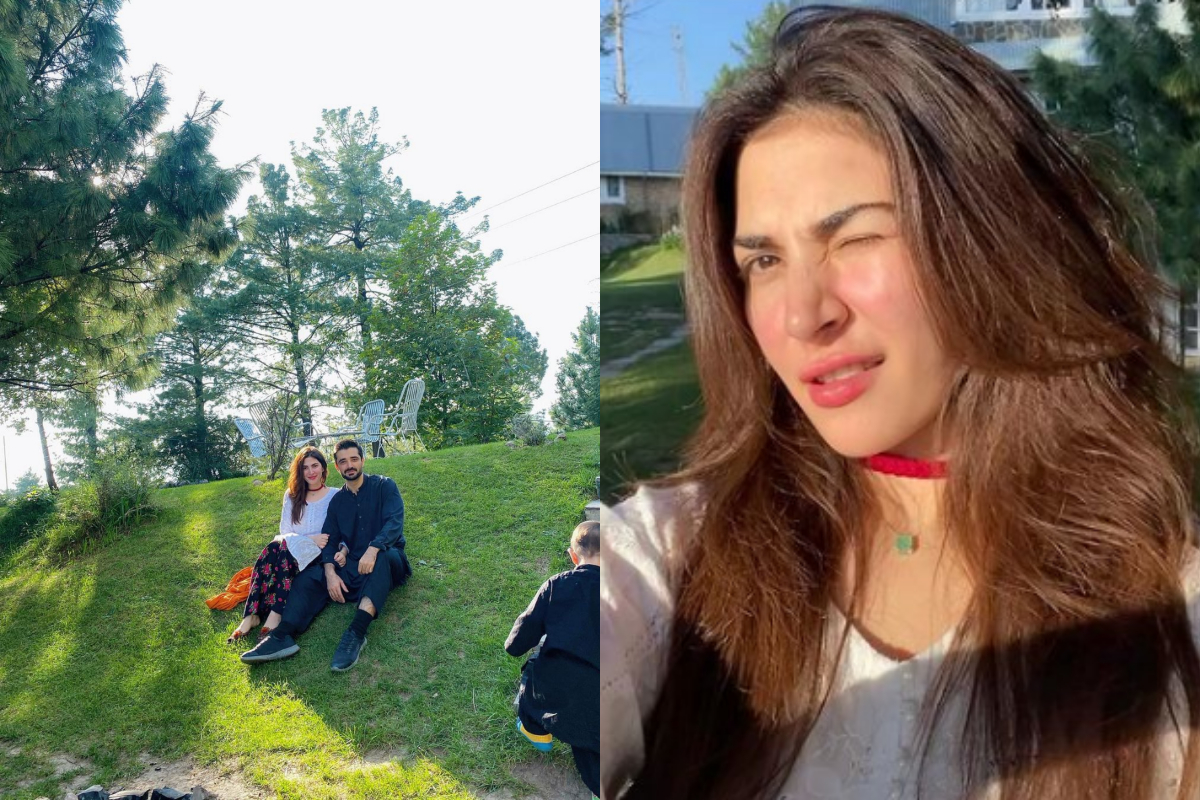 Naimal Khawar shares adorable photos with husband Hamza Abbasi's