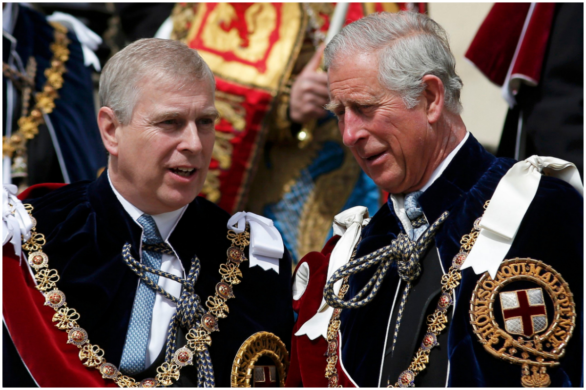 King Charles and Prince Andrew
