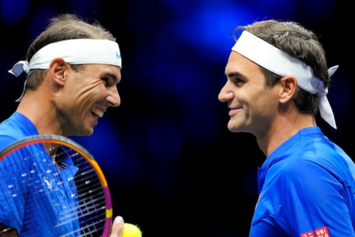 Roger Federer and Rafael Nadal