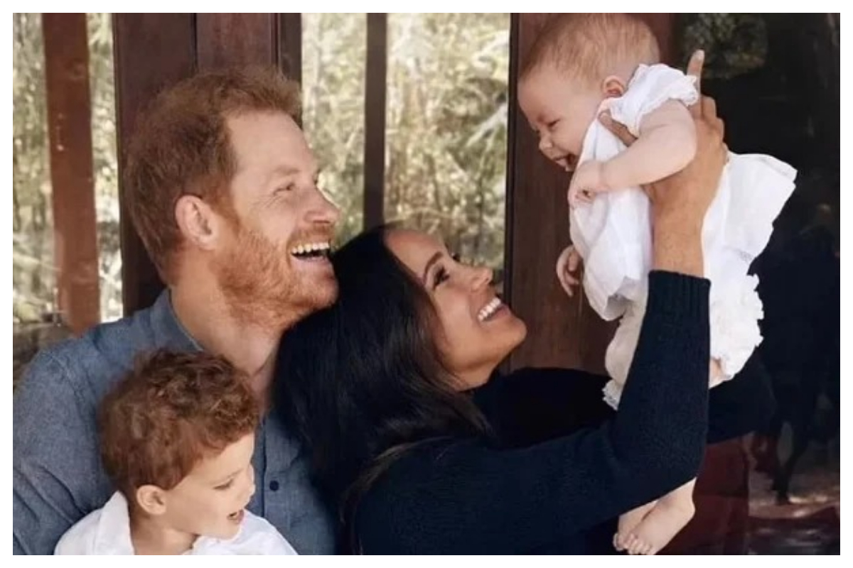 Prince harry entertain Archie and Lilibet