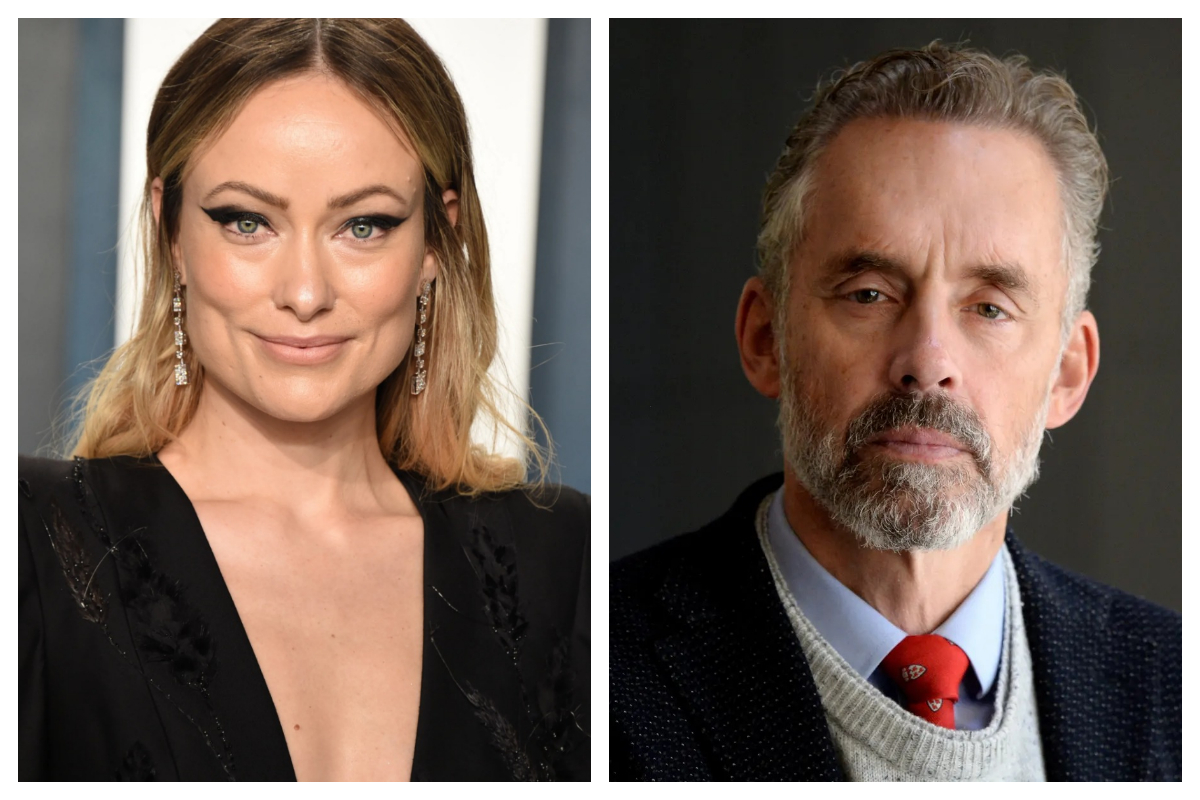 Jordan Peterson and Olivia Wilde