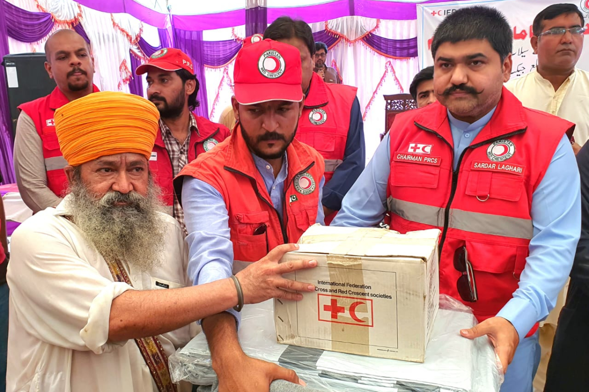 PRCS distributes relief