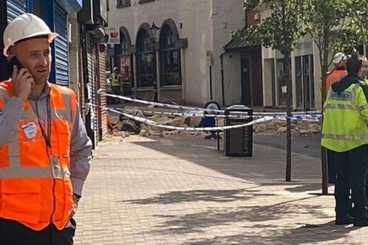Leicester building collapses