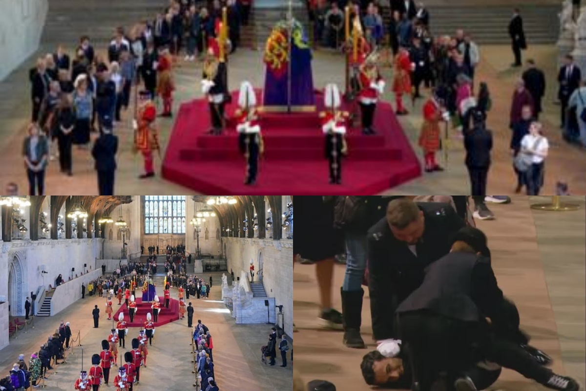 Queen Elizabeth II's coffin