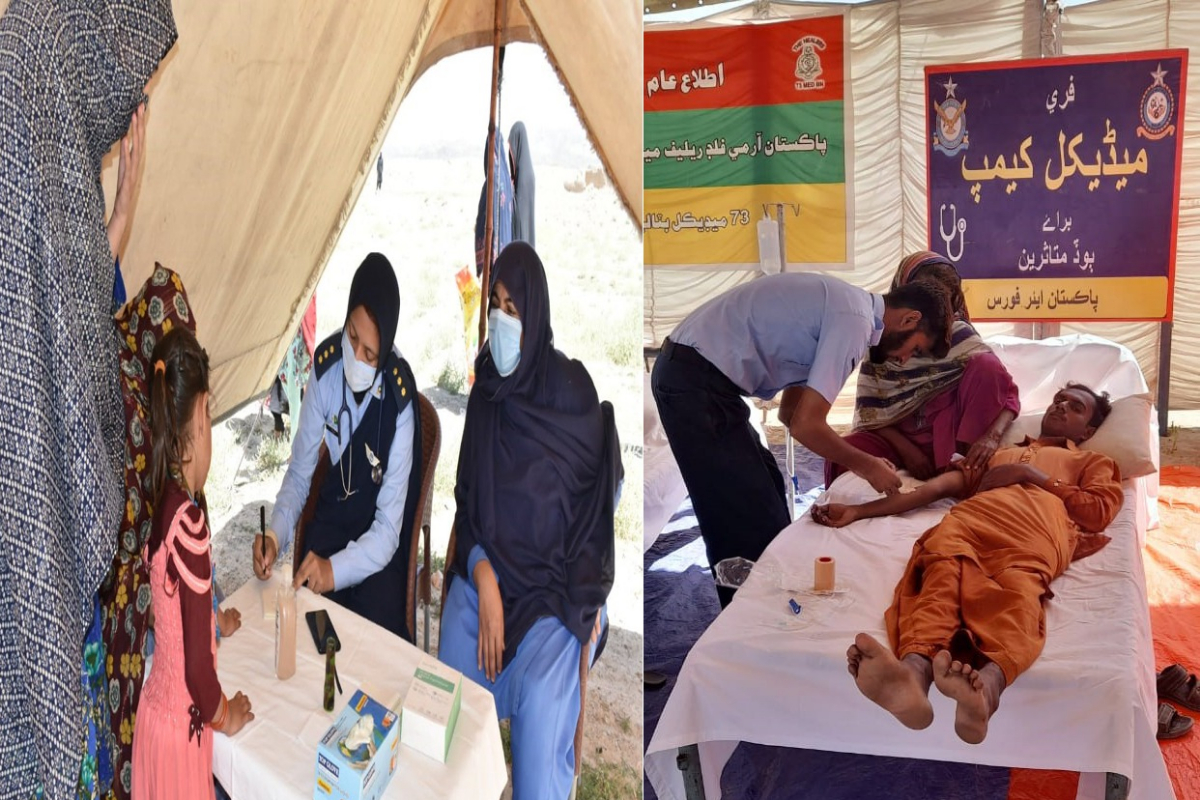 PAF medical teams treated