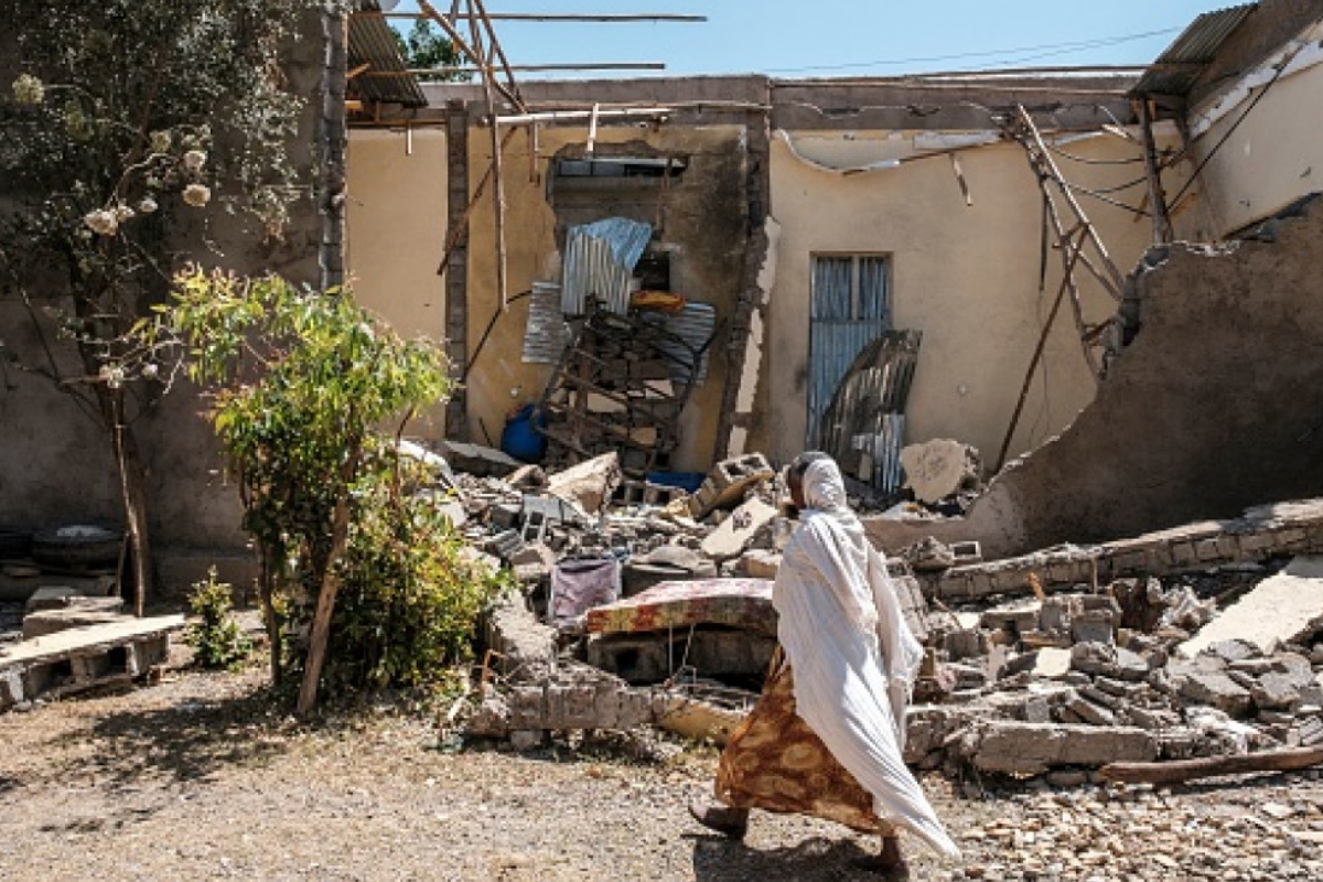 Air strike in Ethiopia