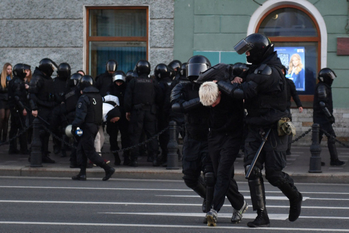 Russia protest detentions