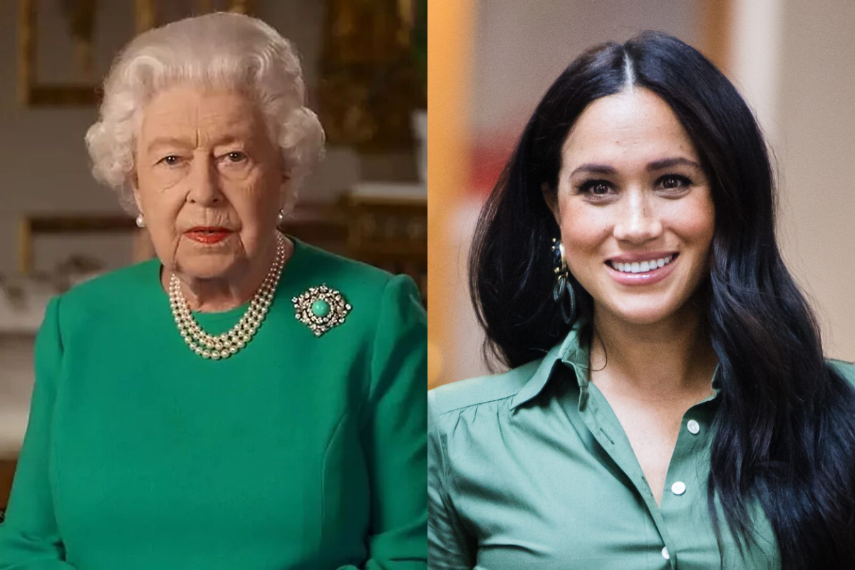 Queen Elizabeth and Meghan Markle