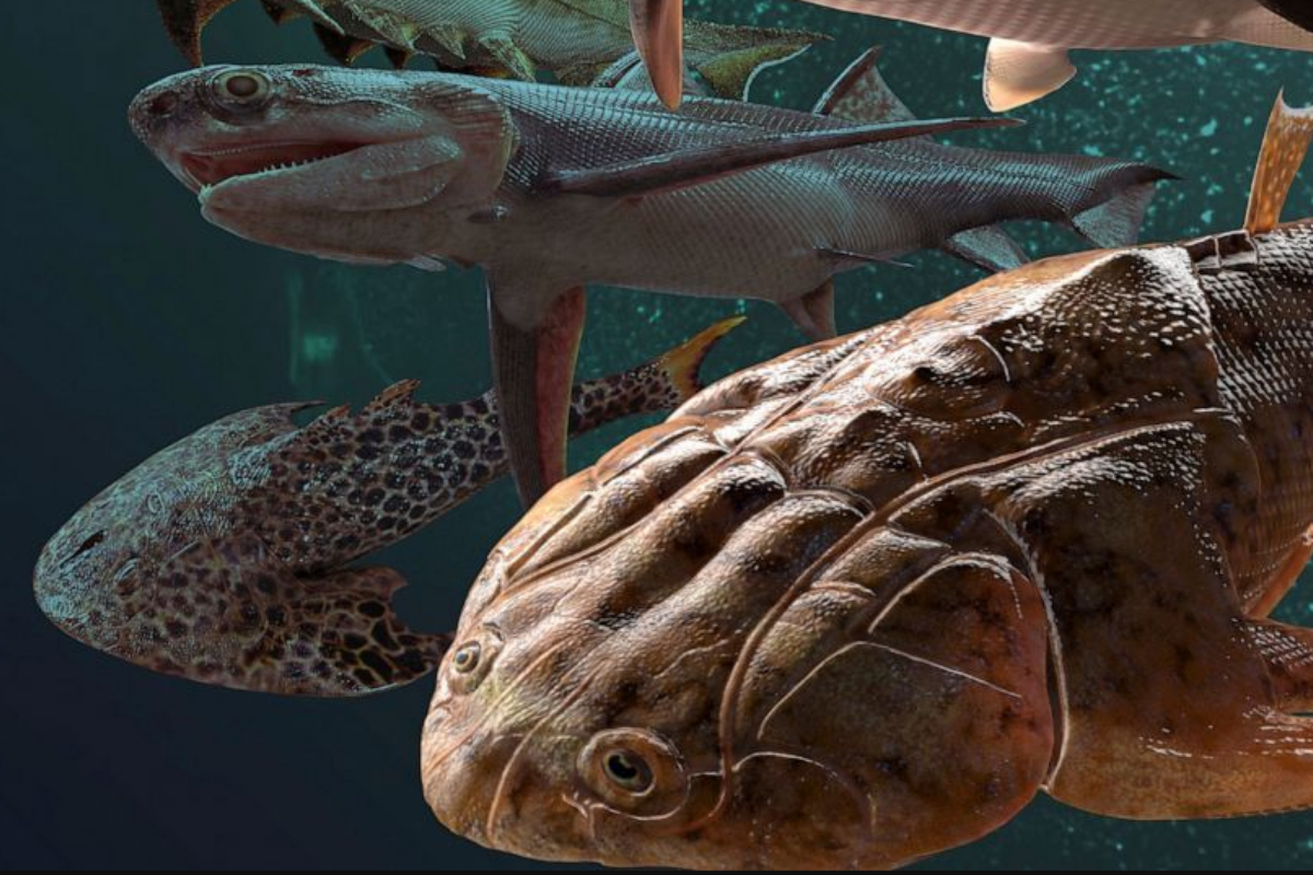 Fish fossils