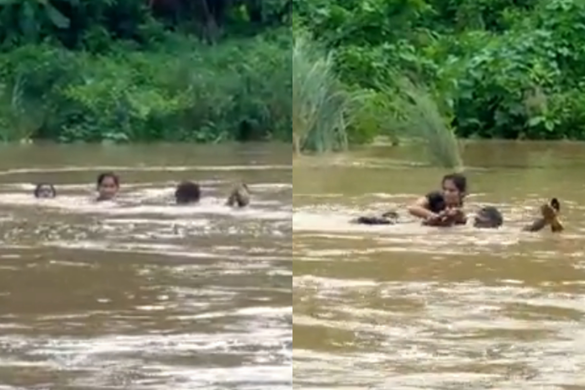 overflowing river