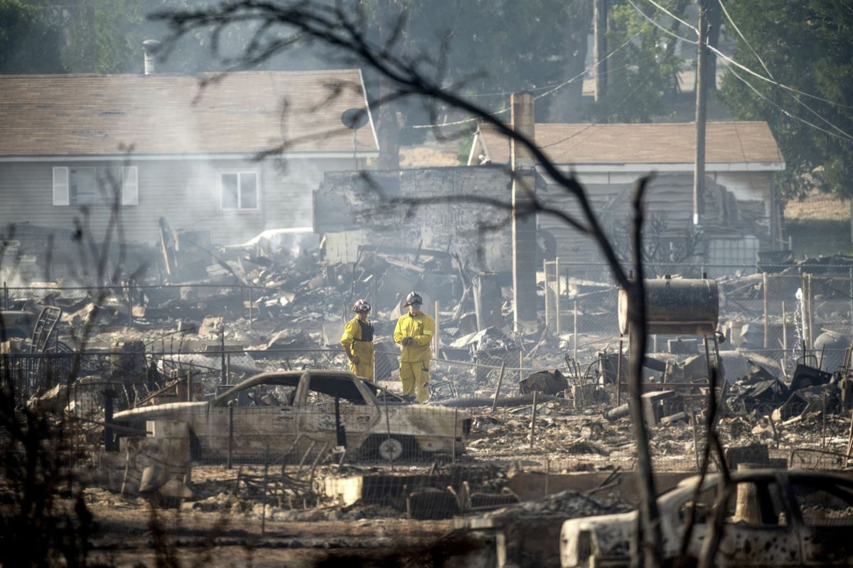 wildfire in Southern California