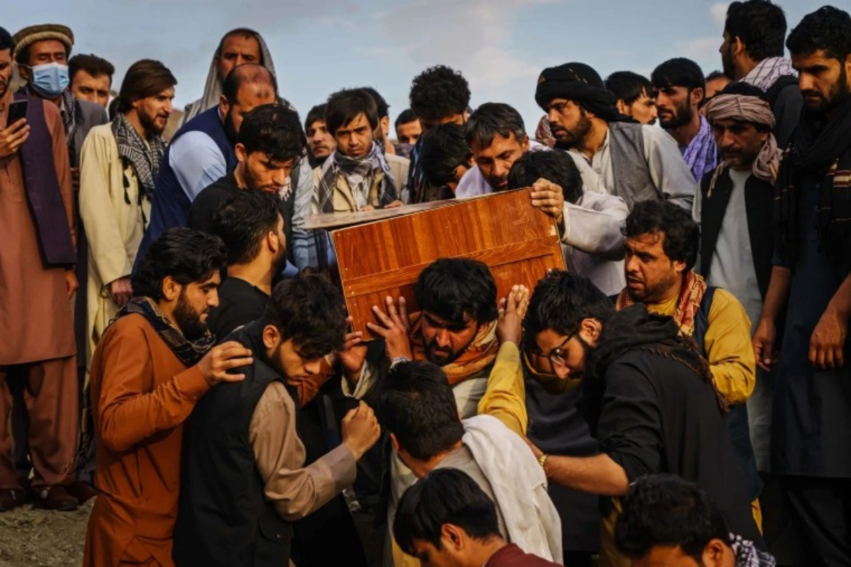 Afghan worker killed in US