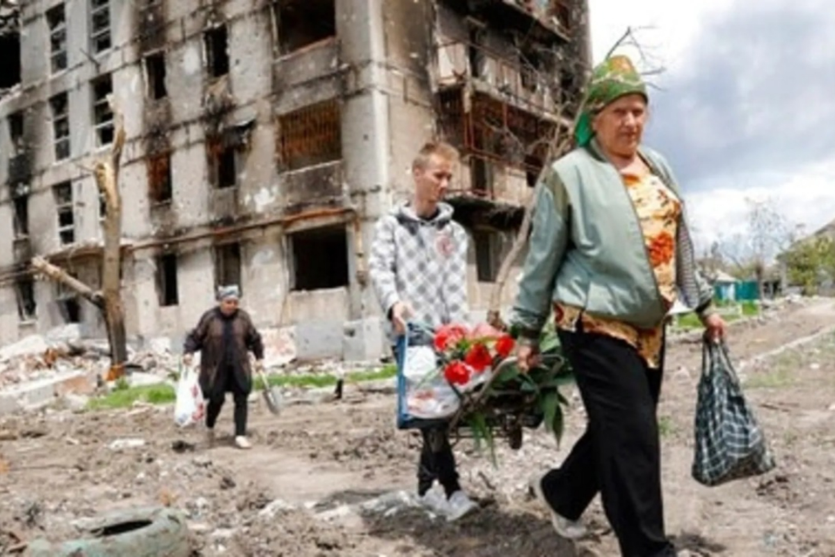 Russian bombardment