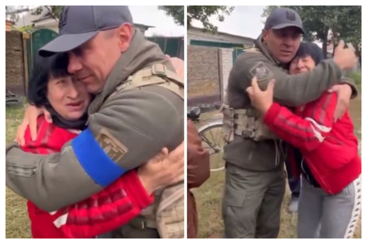 Ukrainian soldier
