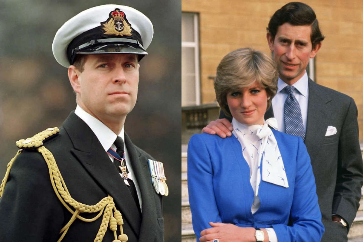 Prince Andrew and Princess Diana