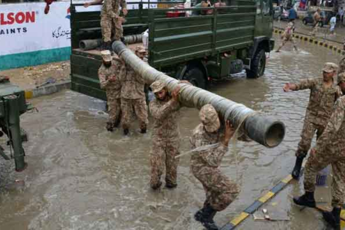relief operation at PARCO