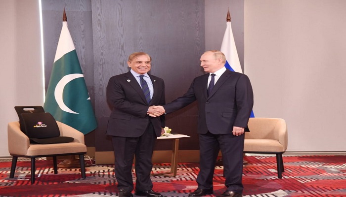 Shehbaz Putin meeting