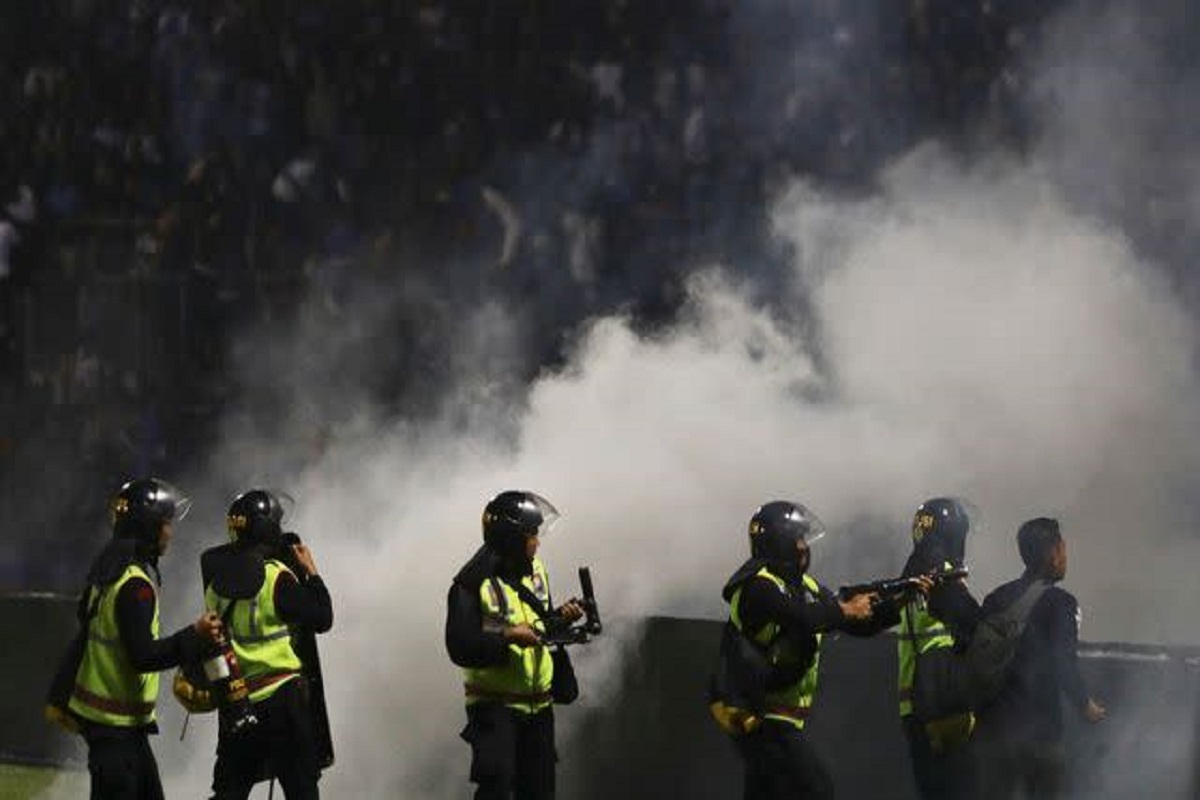 tear gas