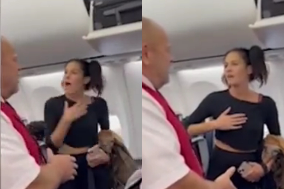 Woman abuses