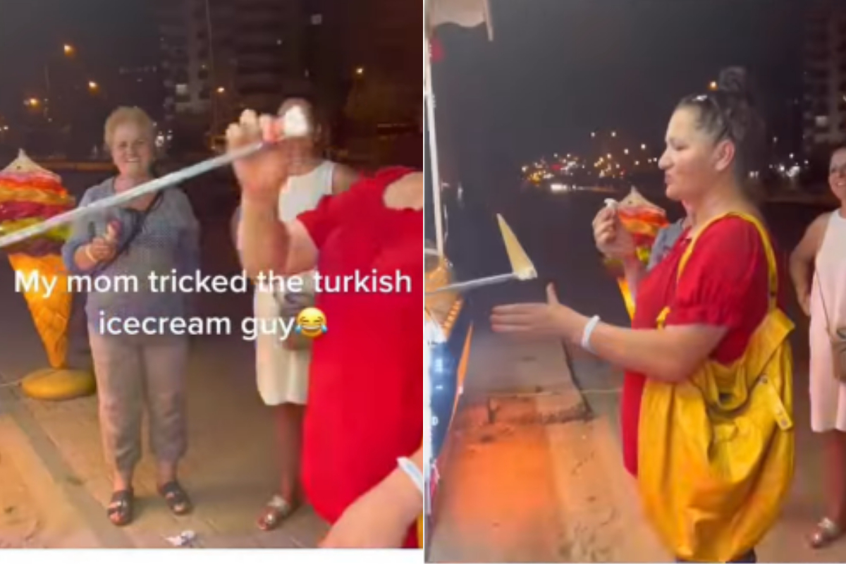 Turkish ice cream vendor
