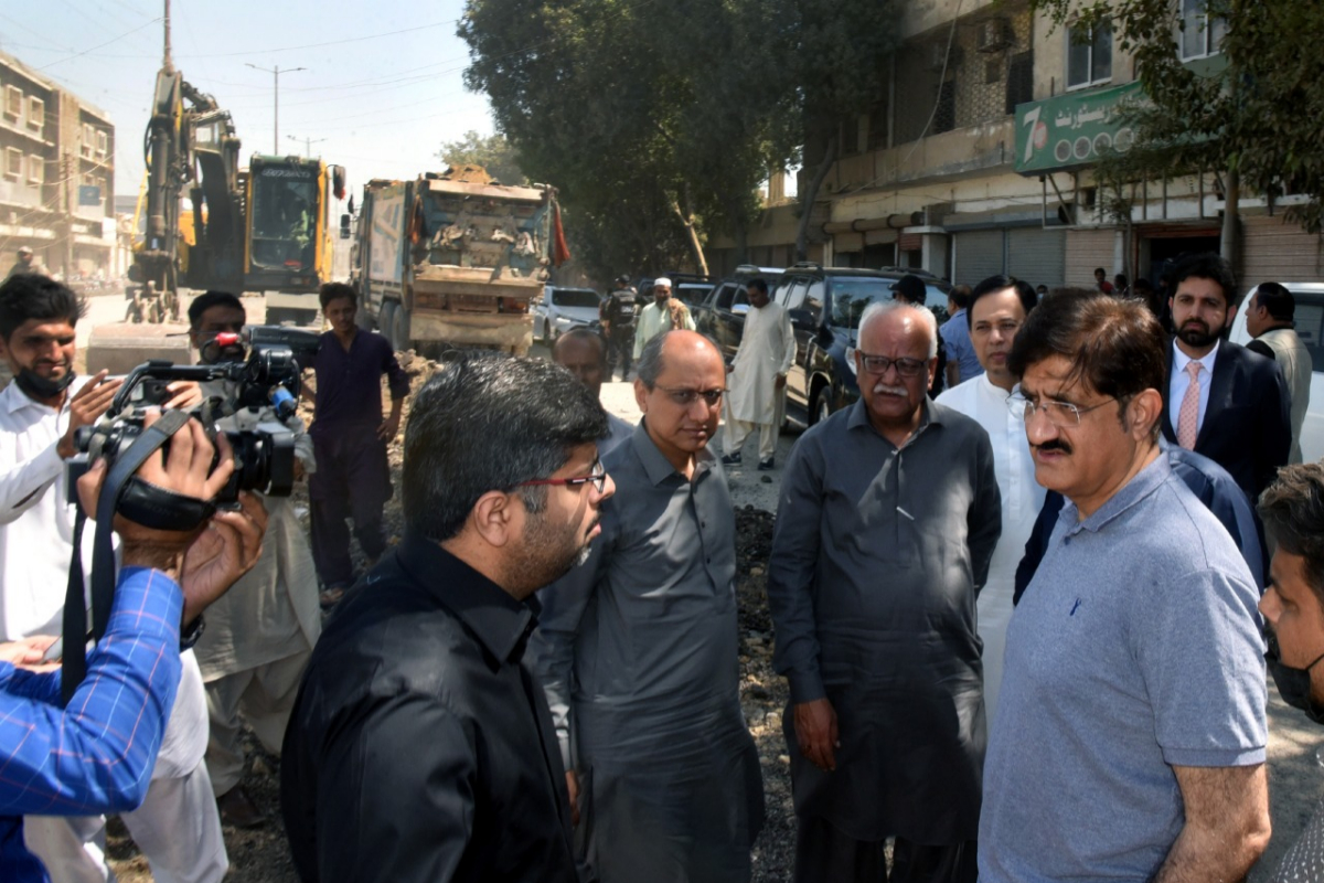 CM Sindh inspects
