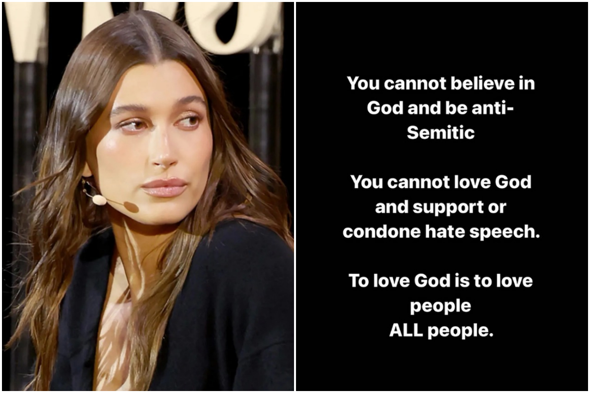 Hailey Bieber opposes Kanye West's