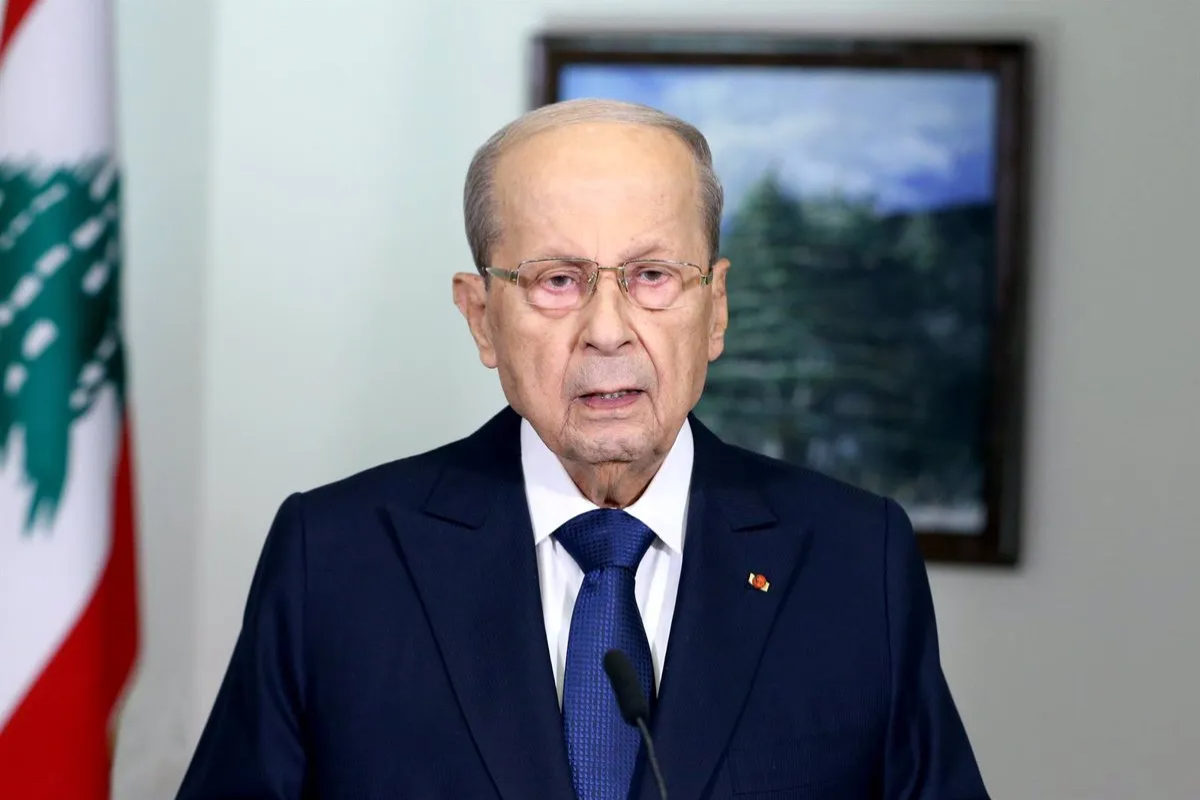 In the midst of Lebanon's financial crisis, Michel Aoun resigns
