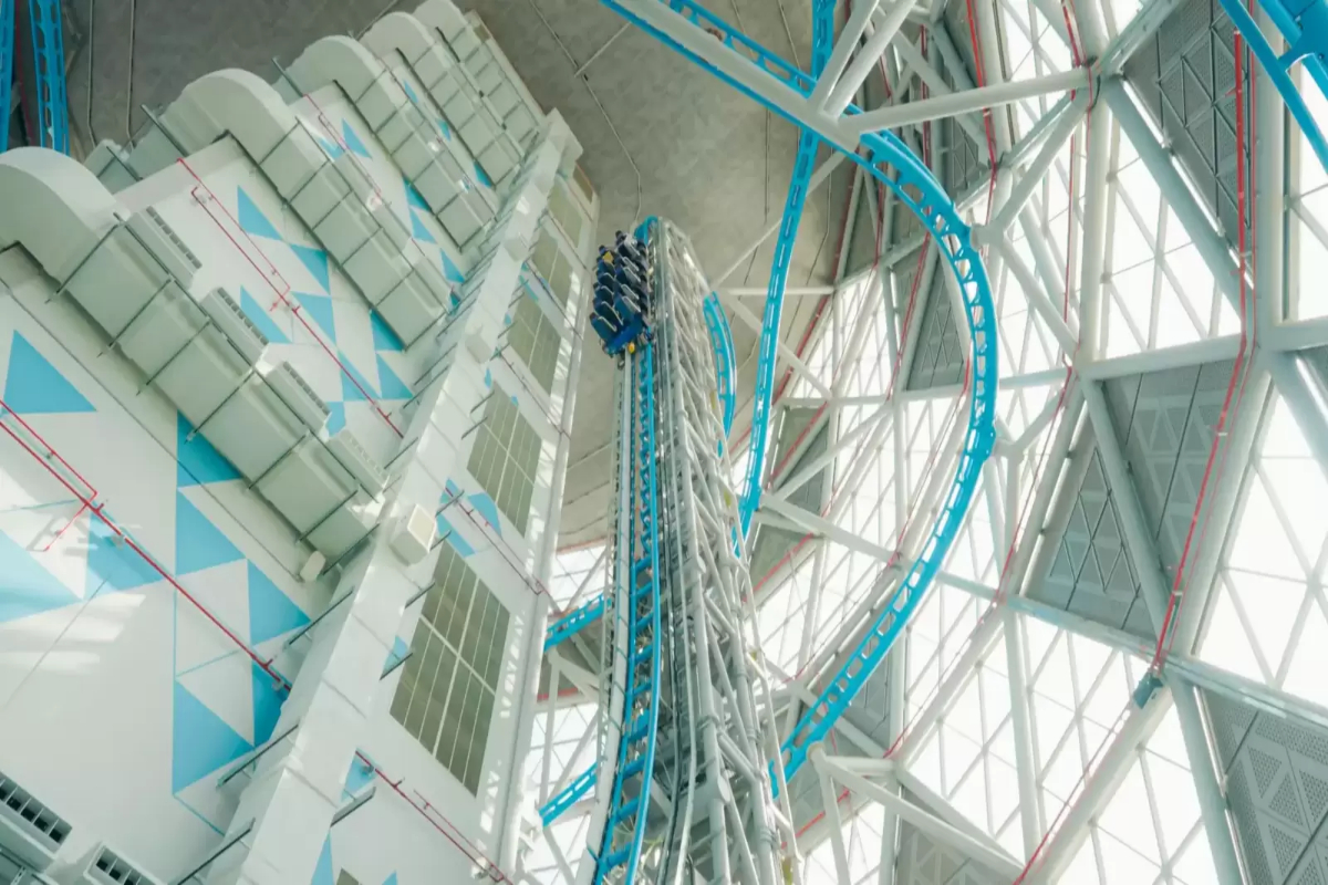 dubai roller coaster