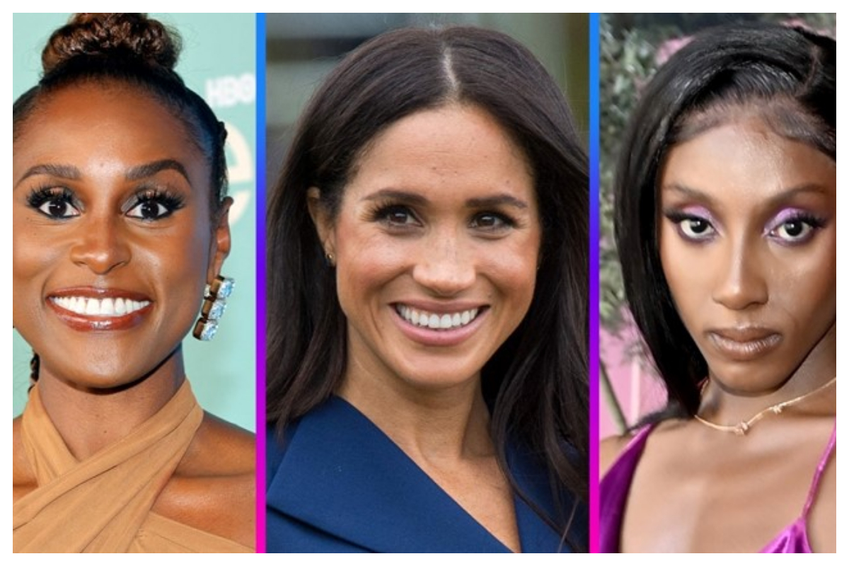 Meghan Markle poses with comedian Ziwe Fumudoh