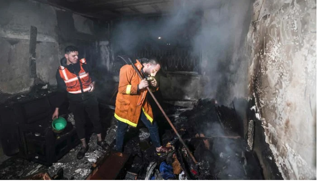 Gaza fire