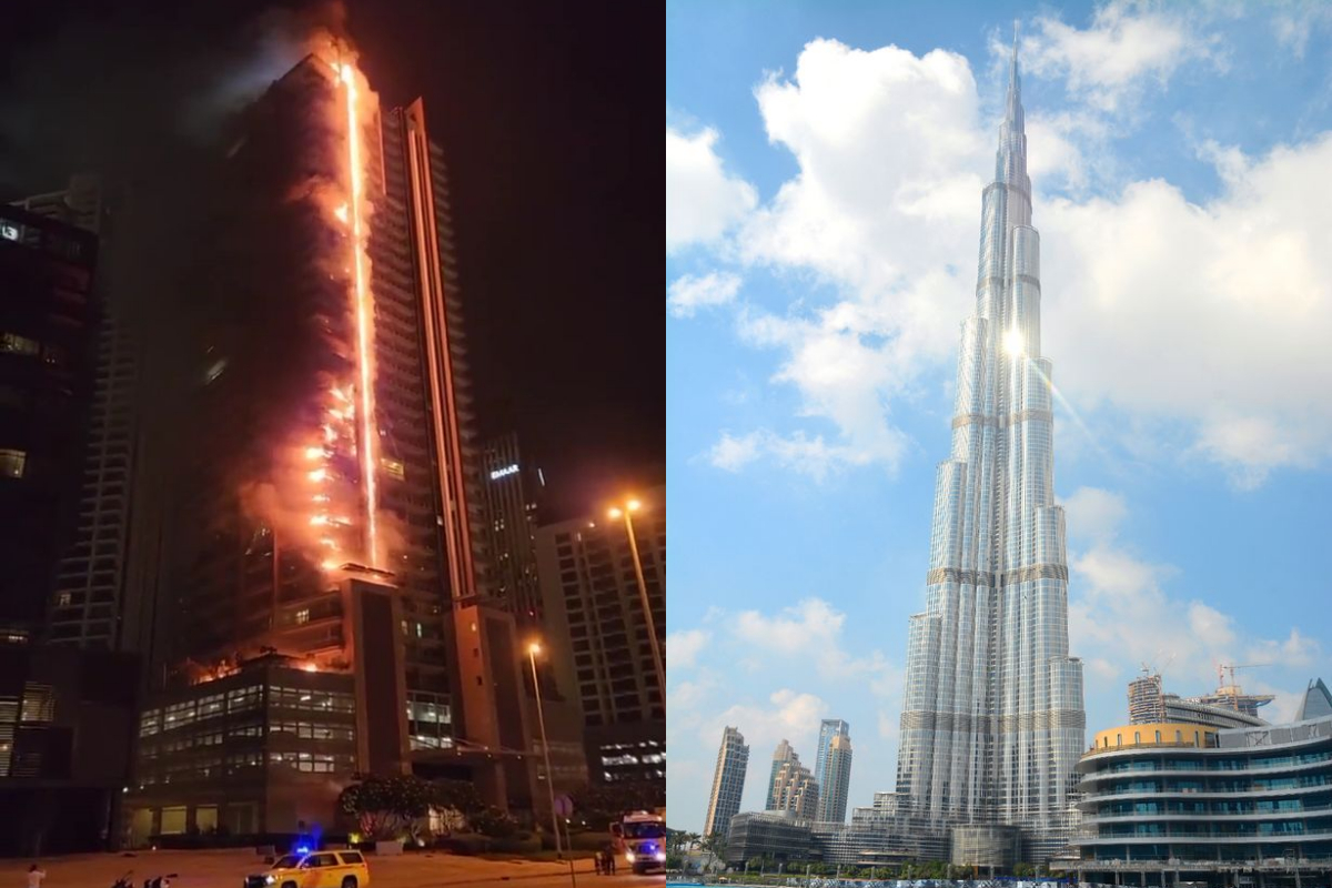 Fire destroys 35-story