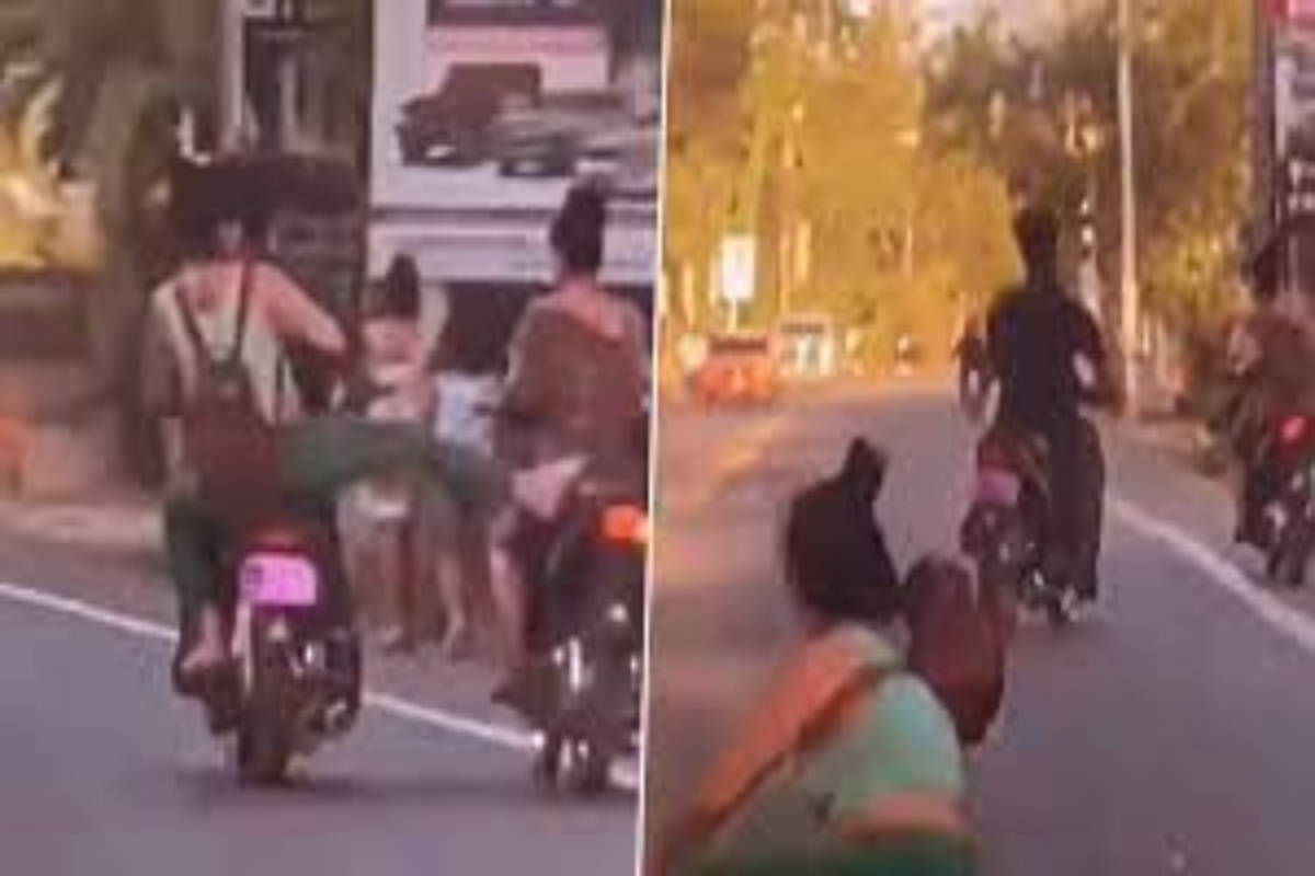 Woman fall