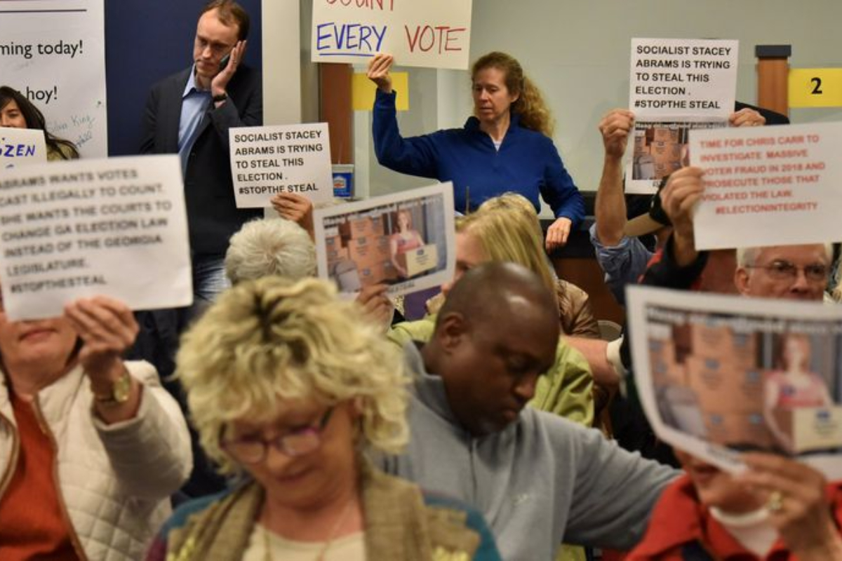 Gwinnett County, Georgia, has "few" ballots to count
