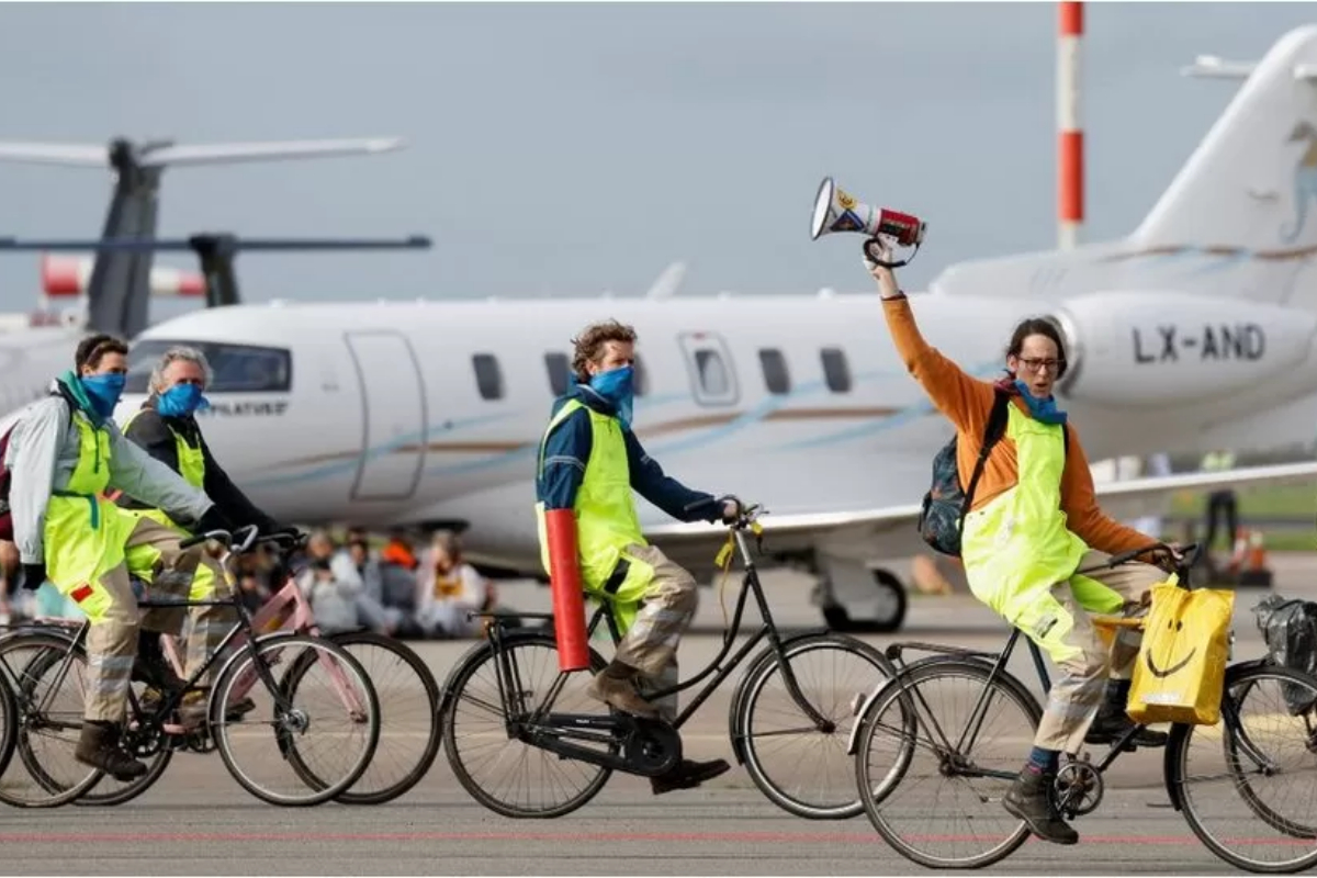 Private jets impact on climate