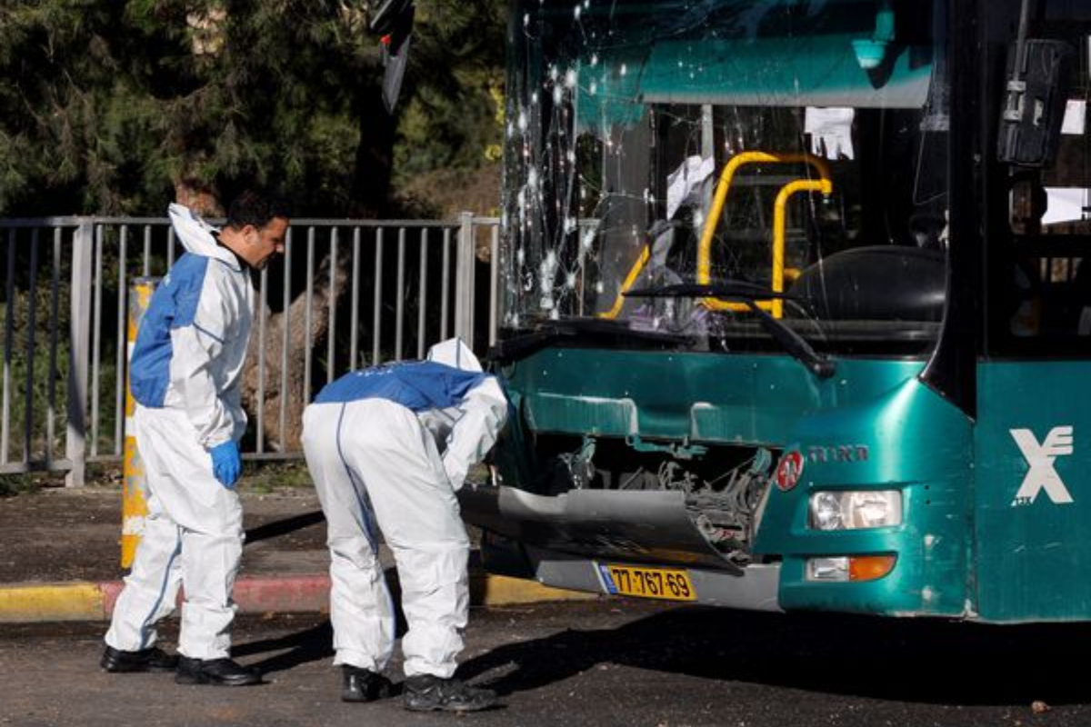 Teenage kills in unusual twin bus stop blasts in Jerusalem