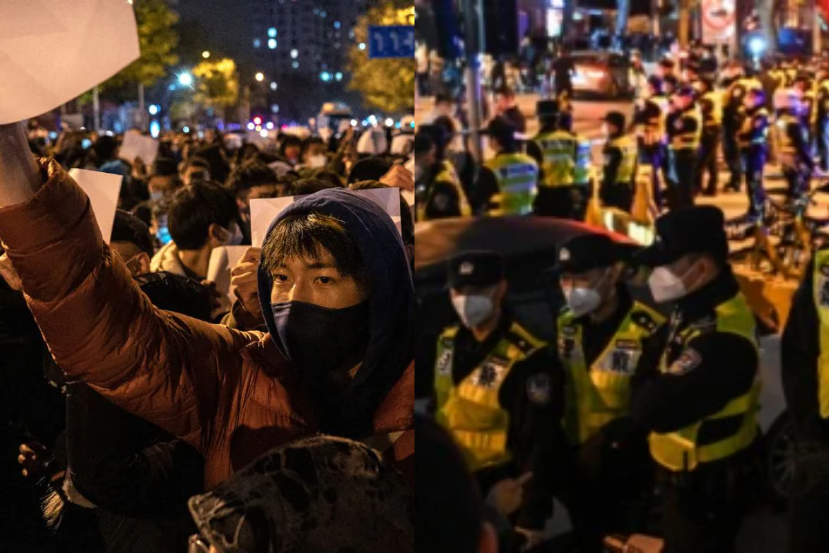Chinese protesters