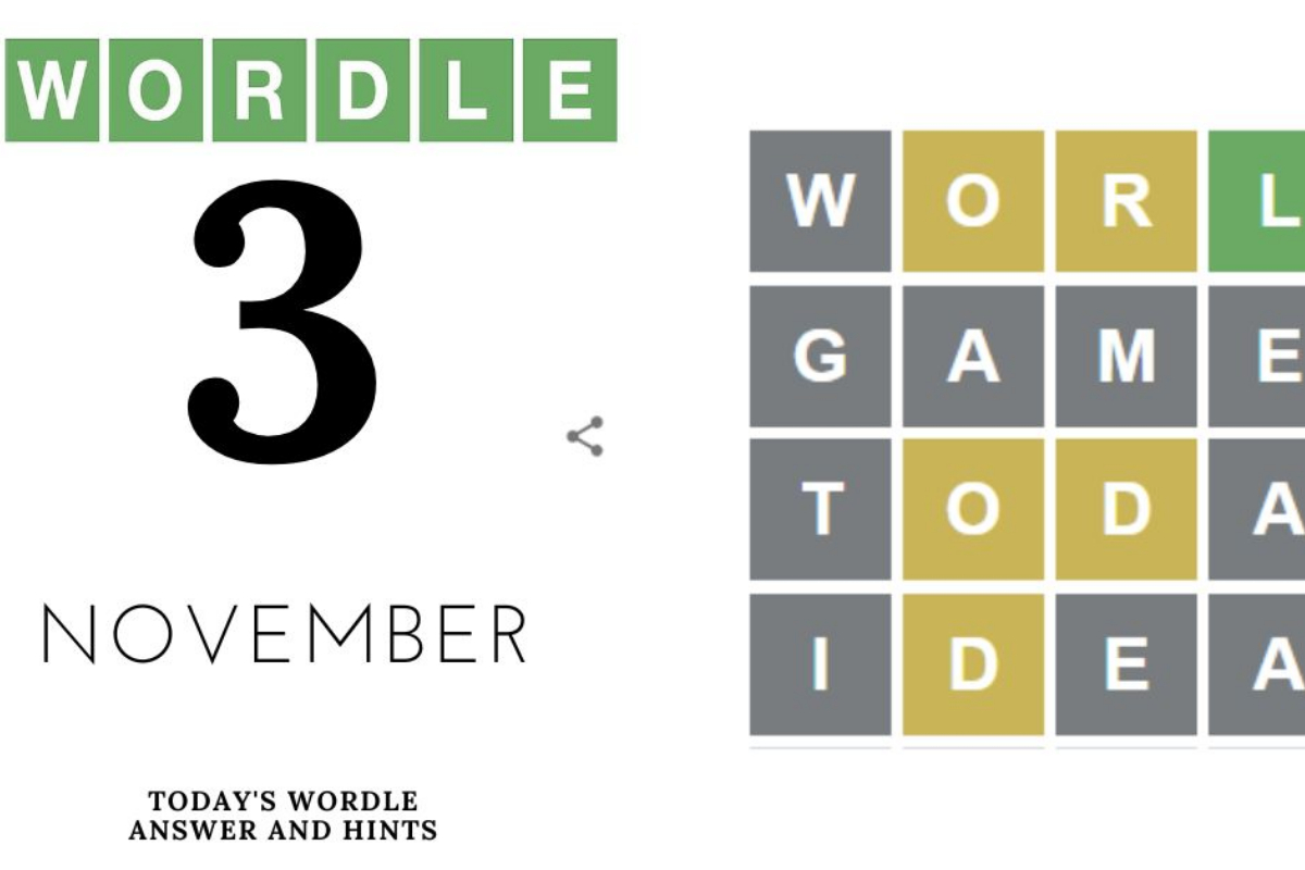 Wordle today November 3 2022