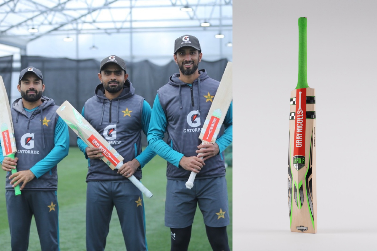 "This new bat for Babar is looking insane" Gray-Nicolls