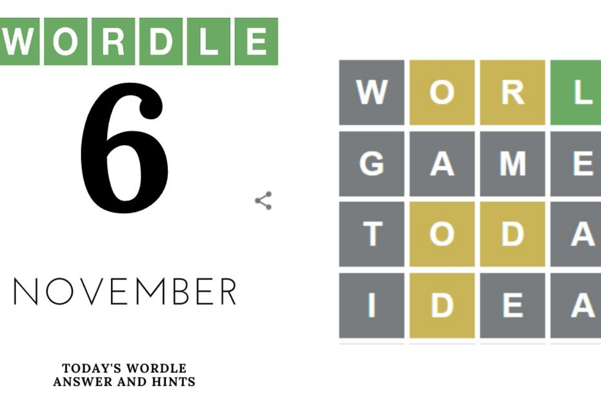 Wordle today November 6 2022