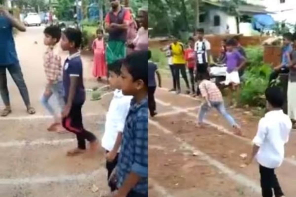 The kid who starts slowly wins the lemon and spoon race