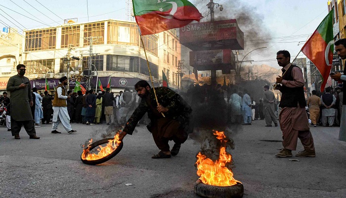 Protests against attack on Imran Khan