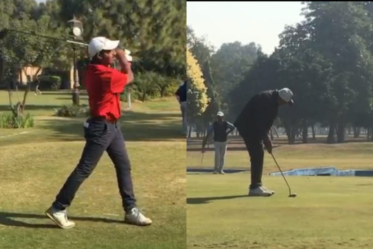 Muhammad Alam, Hamza Taimur, and Ansar Mehmood tied first on day one of Pakistan Open Golf Championship