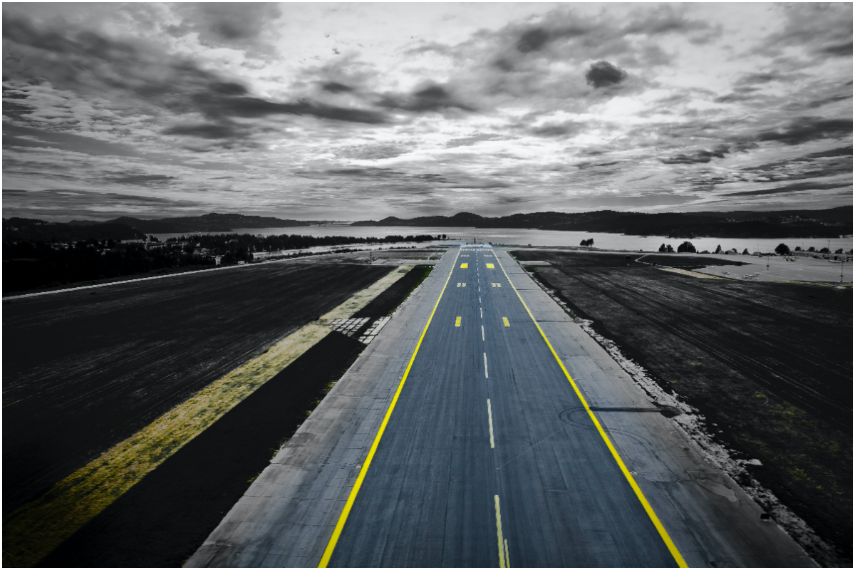 Two military airfields
