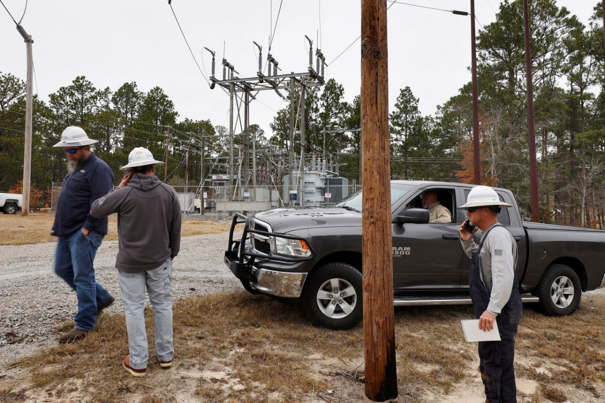 north carolina power cut