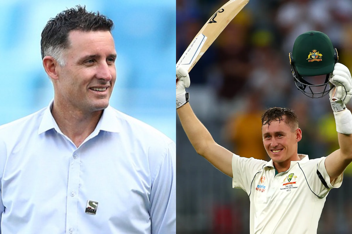 Mike Hussey Marnus Labuschagne