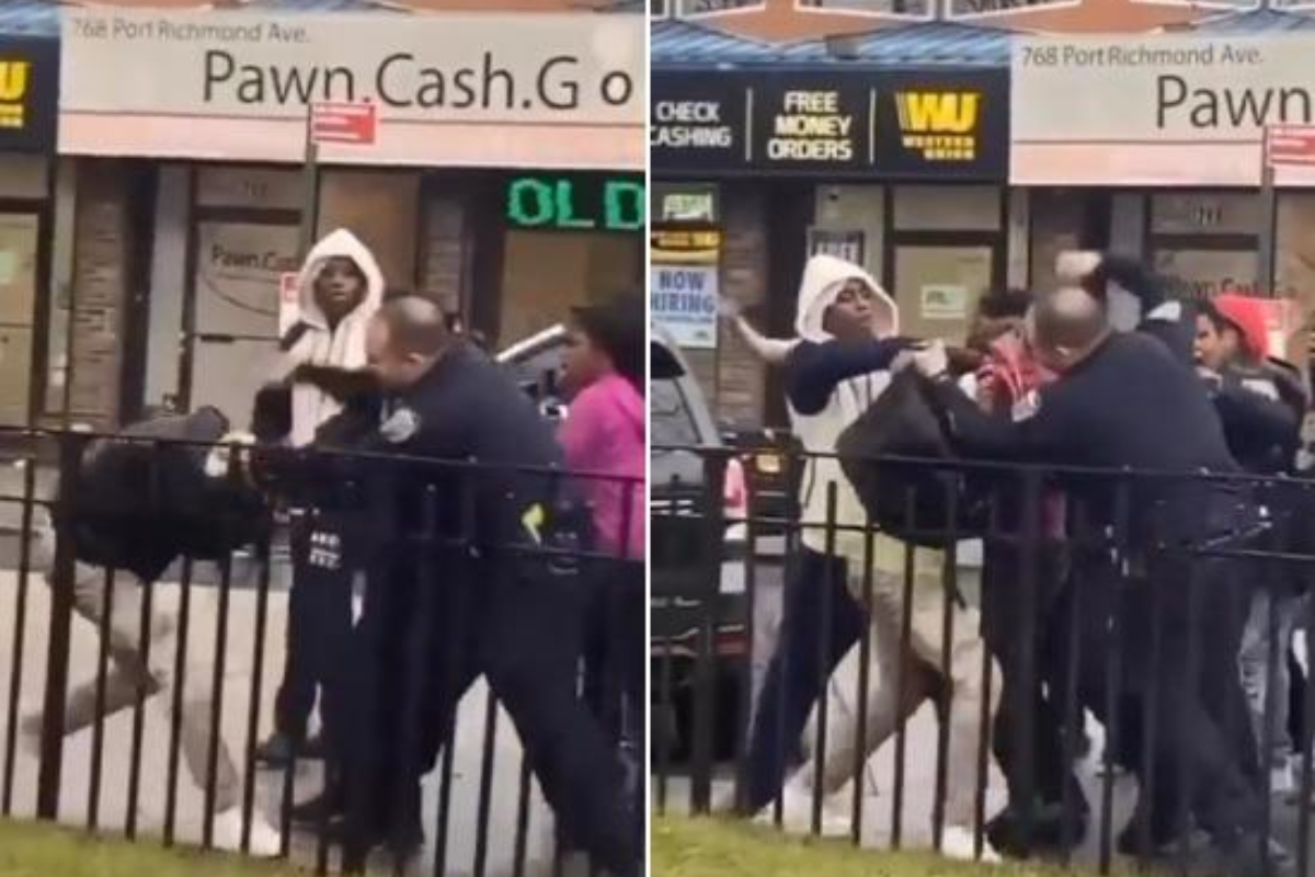 Cop beating