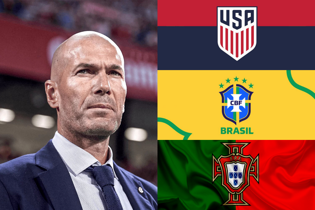 Zidane rejects offers from Brazil, Portugal and USA National Teams
