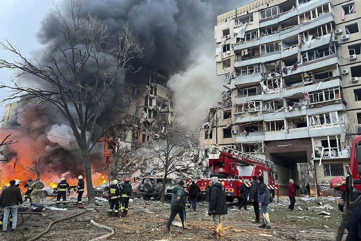 Dnipro apartment strike