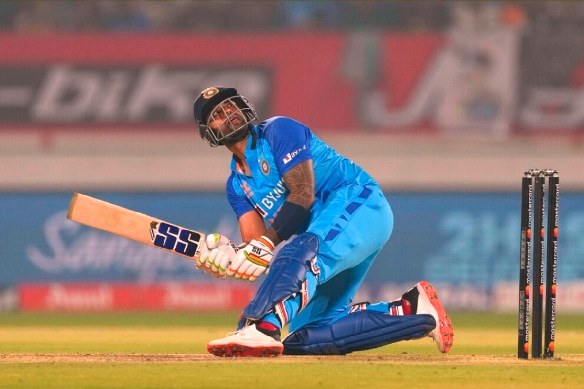 Suryakumar Yadav century